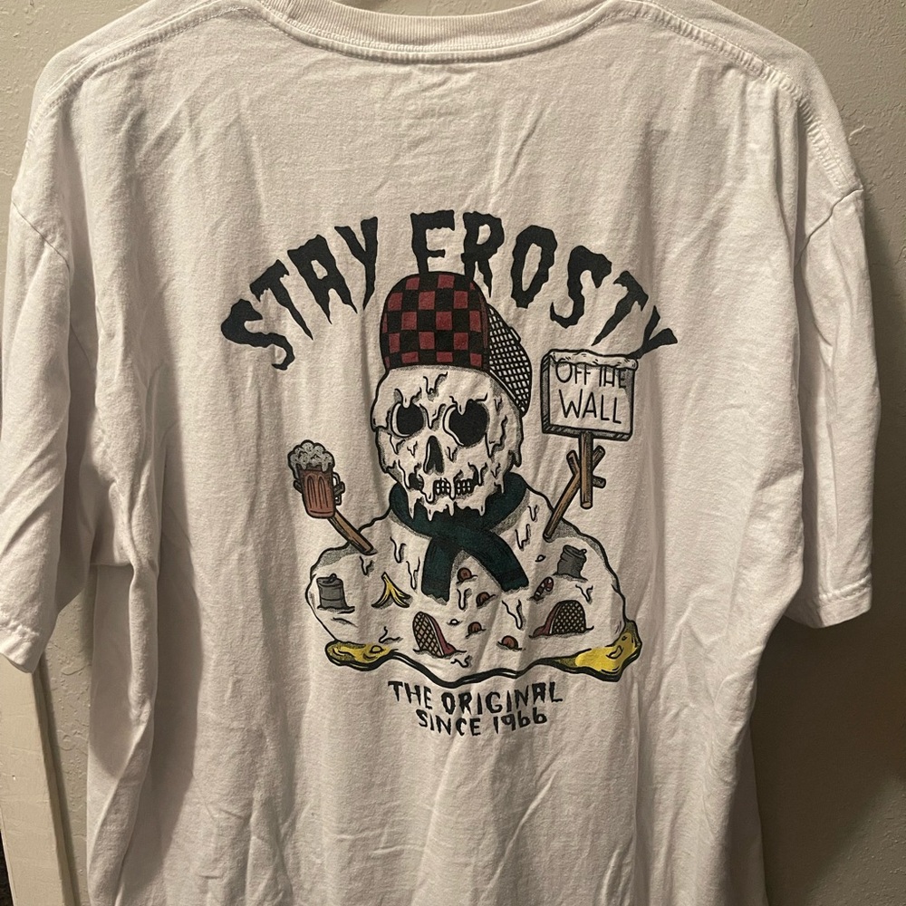 Vans snowman tshirt